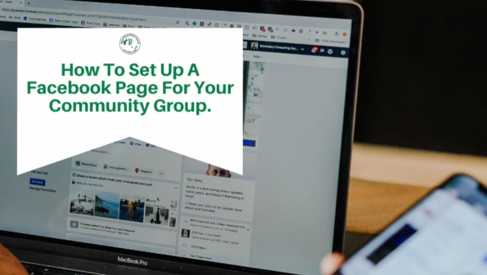 How to set up a business page