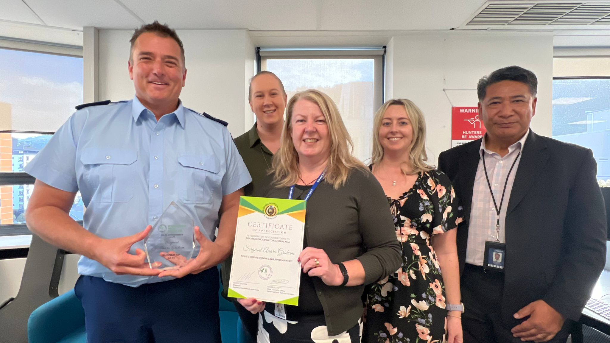 Sergeant Anaru Graham, Hawkes Bay District, New Zealand