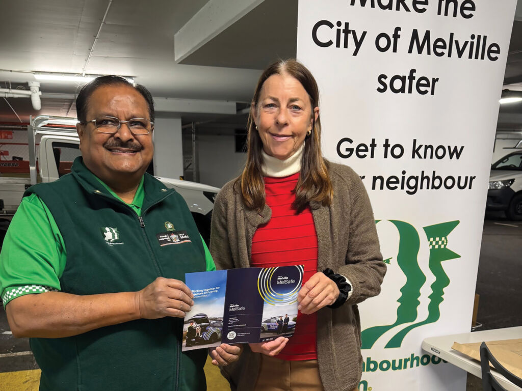 Melville-Anti-Theft-Atul-Garg-with-Mayor-Katy-Mair